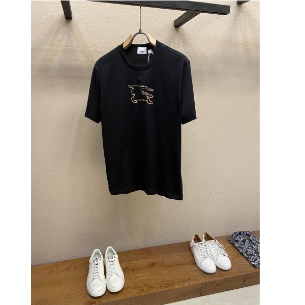 24/Burberry 男士時尚休閒短袖T恤