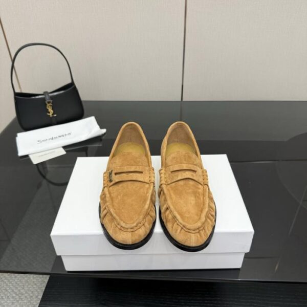 Saint Laurent 新品YSL小logo樂福鞋半拖鞋(8ZN5Q)
