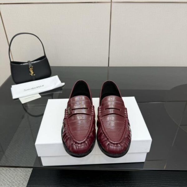 Saint Laurent 新品YSL小logo樂福鞋半拖鞋(N59X1)