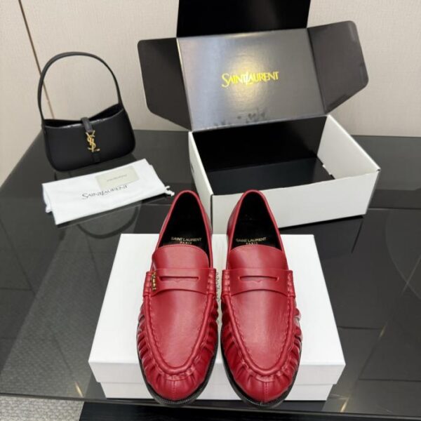 Saint Laurent 新品YSL小logo樂福鞋單鞋(F0JUV)