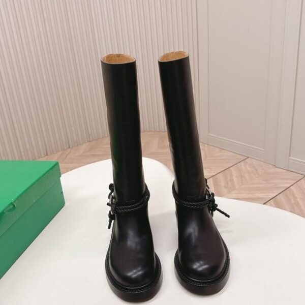 高版 Bottega Veneta 一腳蹬時尚高筒靴騎士靴(HJLYP)