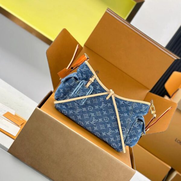 【特級MB牛仔布】CARRYALL CARGO 小號手袋型號 M28287材質 A+級全鋼五金(VZE61E)