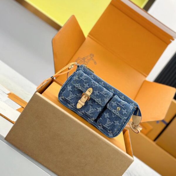 【特級MB高彈布料】POCHETTE ACCESSOIRE CARGO 手袋型號 M27602材質 A+級全鋼五金 (X38OL0)