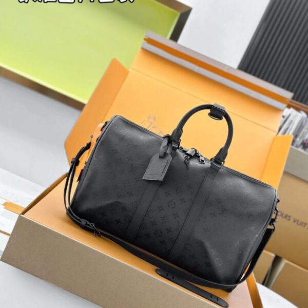 M28403新色（全鋼五金）【晶片版 附全套專櫃包裝】 KEEPALL BANDOULIÈRE 45 旅行袋 (F5C5FQ)