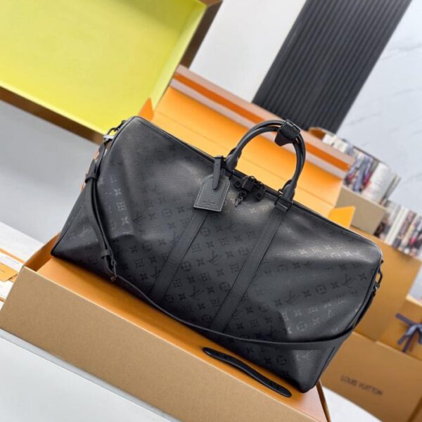 M28405新色（全鋼五金）【晶片版 附全套專櫃包裝】 KEEPALL BANDOULIÈRE 50 旅行袋 (47ENUF)