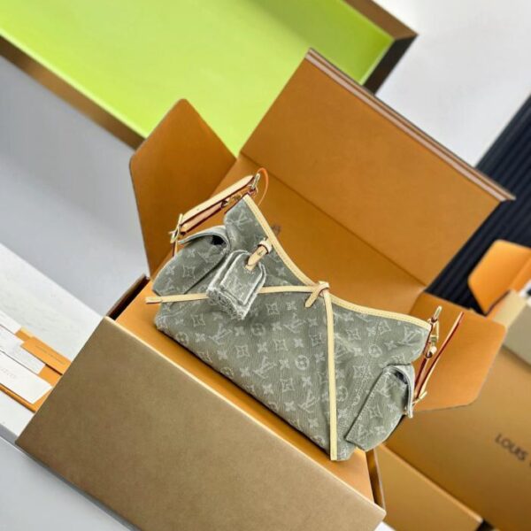 【特級MB牛仔布】CARRYALL CARGO 小號手袋型號 M27623材質 A+級全鋼五金(WOVZ2R)